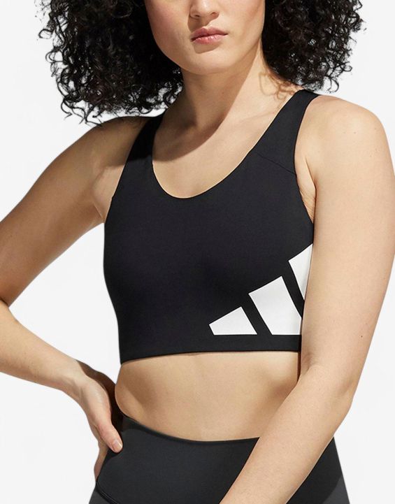 'ADIDAS Ultimate High-Support Logo Bra Black