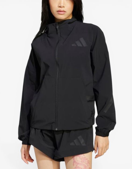 'ADIDAS Z.N.E. Woven Full-Zip Jacket Black
