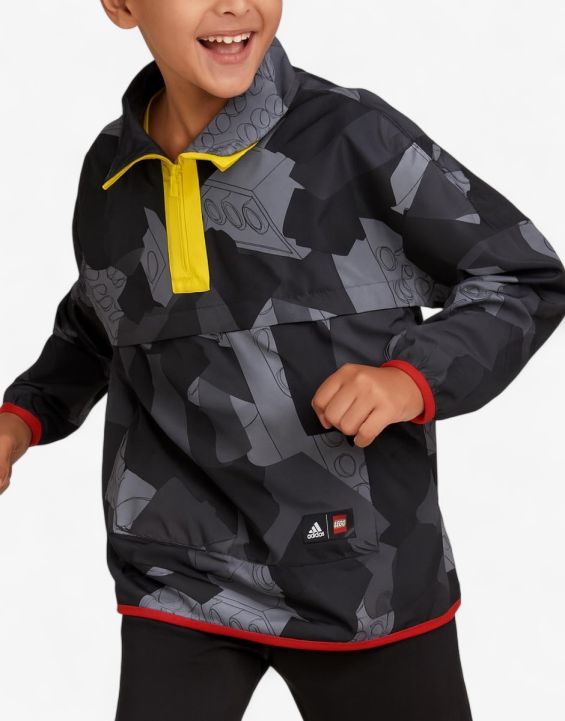 'ADIDAS x Classic Lego Half-Zip Windbreaker Grey H65332