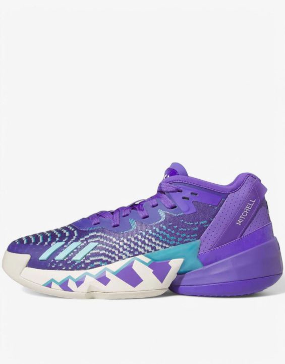 'ADIDAS x Donovan Mitchell Issue 4 Basketball Shoes Purple