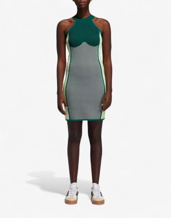 'ADIDAS x Ivy Park Knit Logo Dress Green/Multi 'ADIDAS x Ivy Park Knit Logo Dress Green/Multi