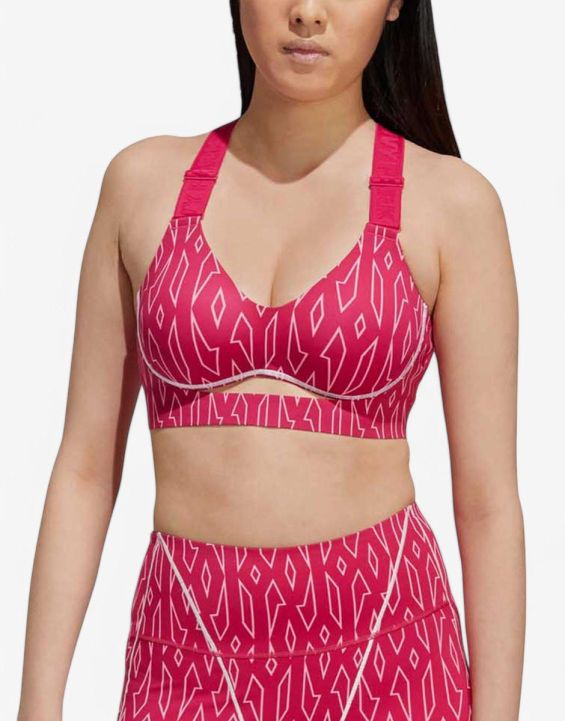'ADIDAS x Ivy Park Medium Support Cut Out Bra Pink 'ADIDAS x Ivy Park Medium Support Cut Out Bra Pink