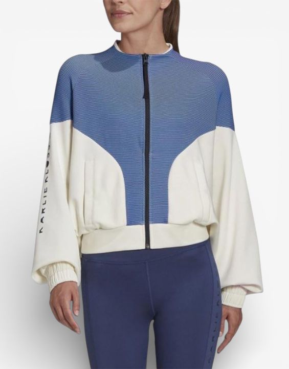 'ADIDAS x Karlie Kloss Cover-Up Track Top Blue/White