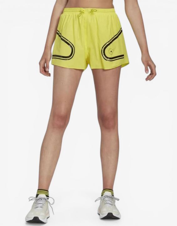 'ADIDAS x Stella McCartney TruePace Running Shorts Yellow