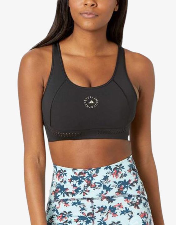 'ADIDAS x Stella McCartney TruePurpose Medium Sports Bra Black