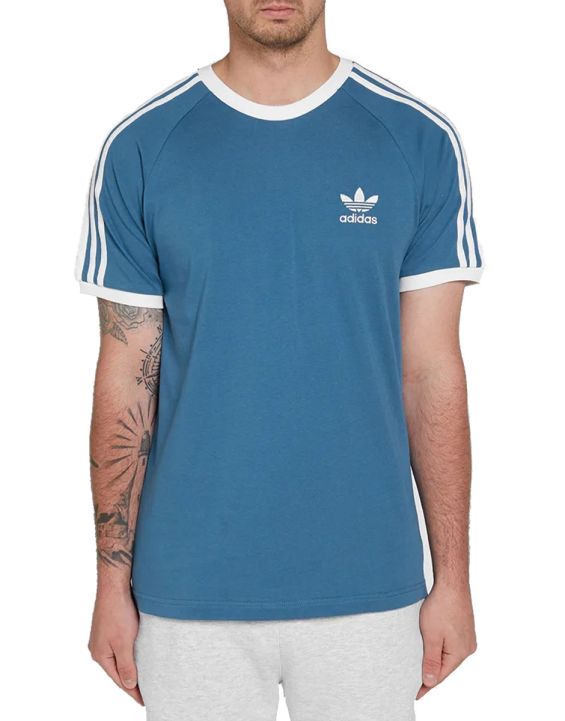 'ADIDAS 3-Stripes Tee Blue