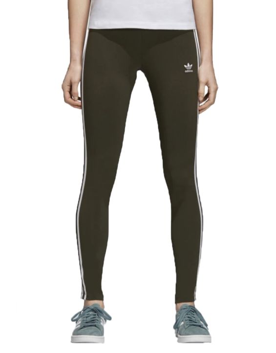 'ADIDAS 3-Stripes Leggings Olive Green