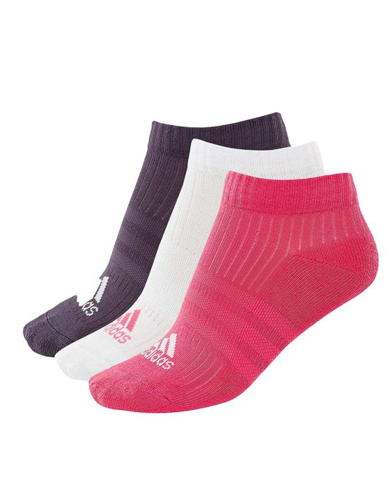 'ADIDAS 3 Stripes Logo Socks 3 Pairs Pink