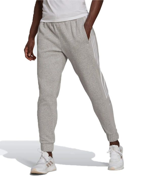 'ADIDAS Ess Colorblock 3-Stripes Regular Pant Grey