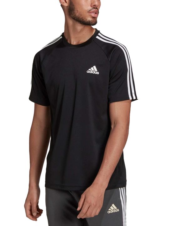 'ADIDAS Aeroready Sereno 3-Stripes Tee Black