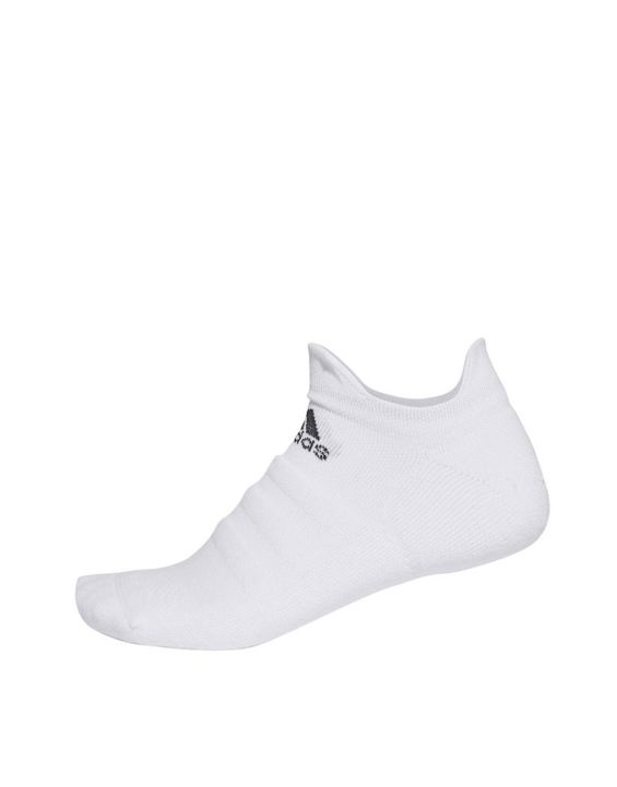 'ADIDAS Alphaskin Cushioned No-Show Socks White