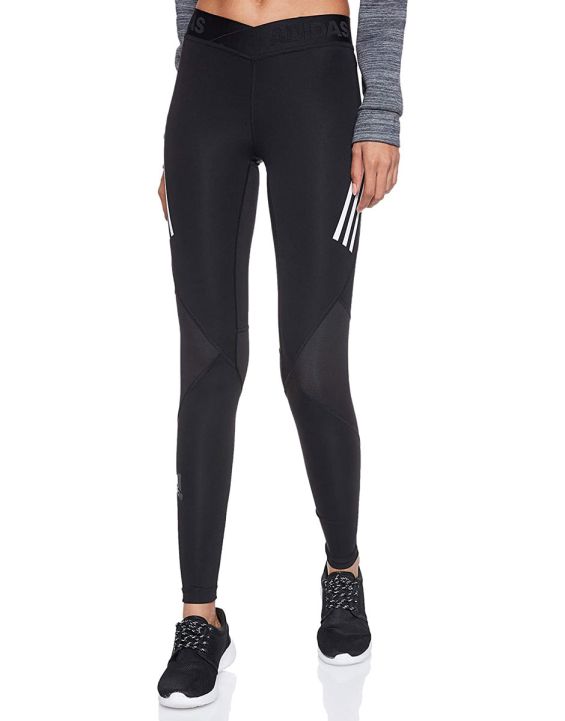 'ADIDAS Alphaskin Sport 3-Stripes Leggings Black