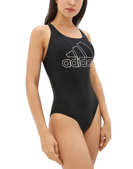 'ADIDAS Athly V Logo Swimsuit Black