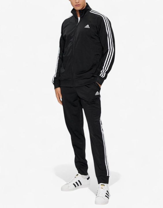 'ADIDAS Basic 3-Stripes Tricot Track Suit Black