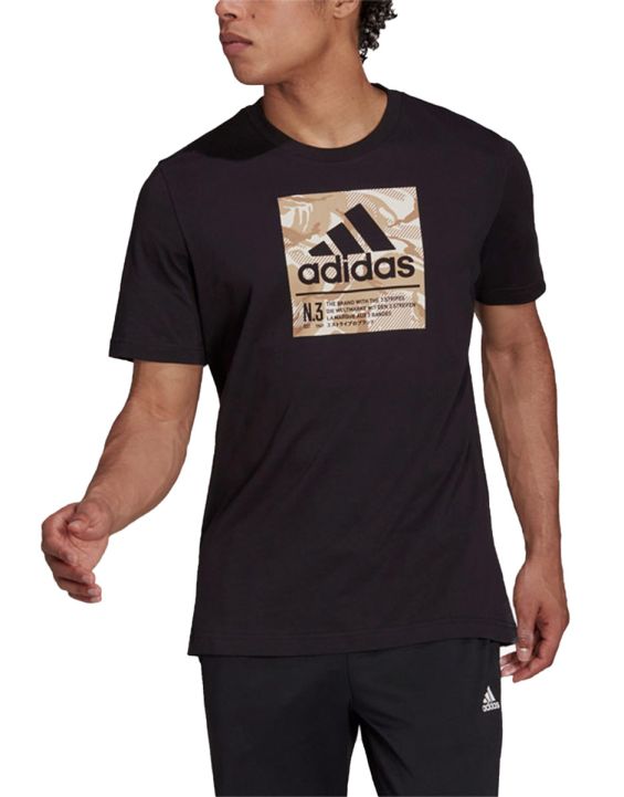'ADIDAS Camo Box Graphic Tee Black