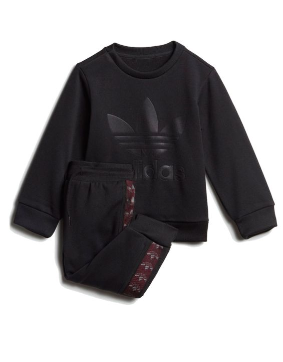 'ADIDAS Debossed Crew Set Black