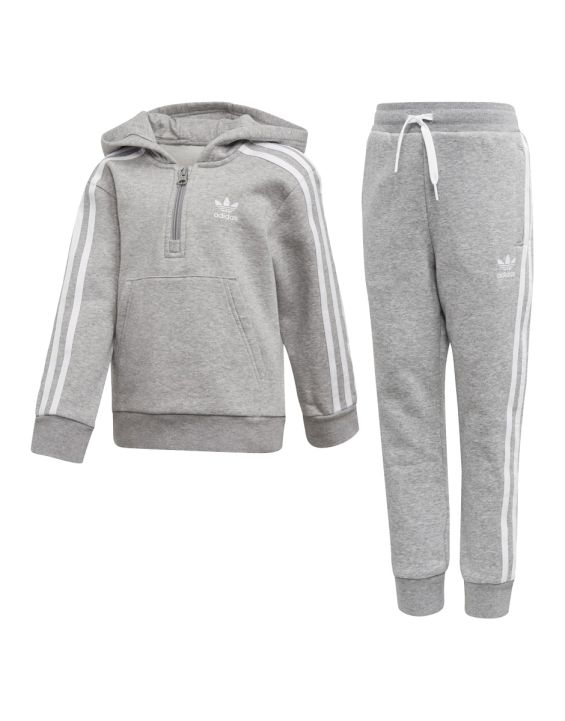 'ADIDAS Fleece Hoodie Set Grey