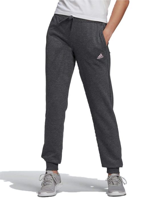 'ADIDAS French Terry Logo Pants Dark Grey
