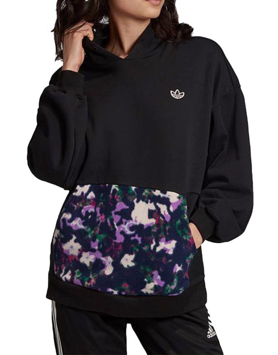 'ADIDAS Originals Flower Hoodie Black 