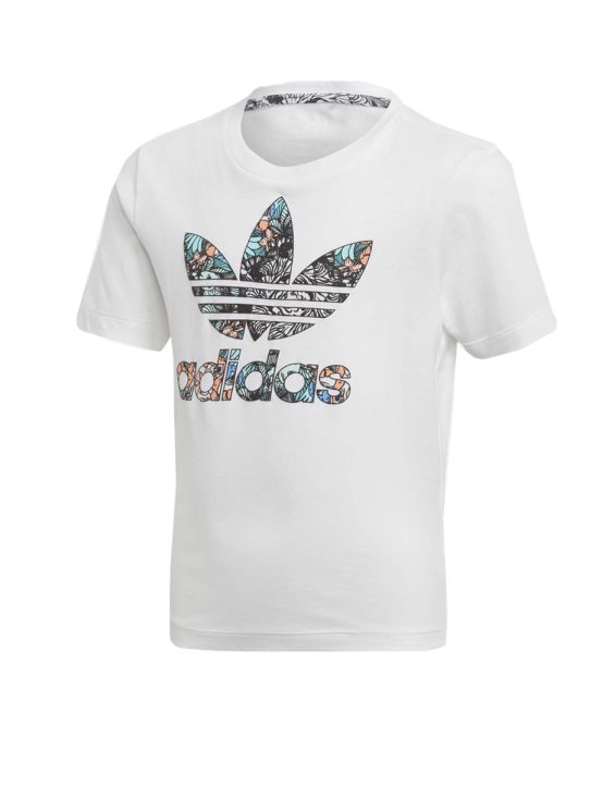'ADIDAS Jungle Printed T-Shirt White