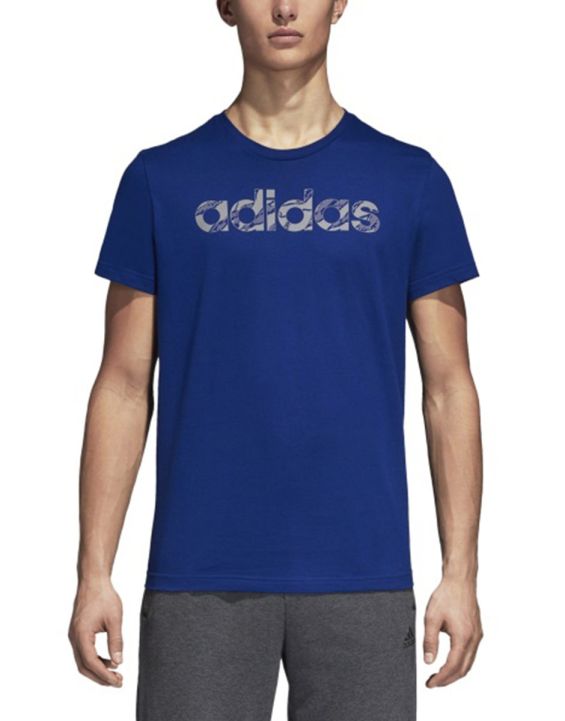 'ADIDAS Linear Camo Tee Blue
