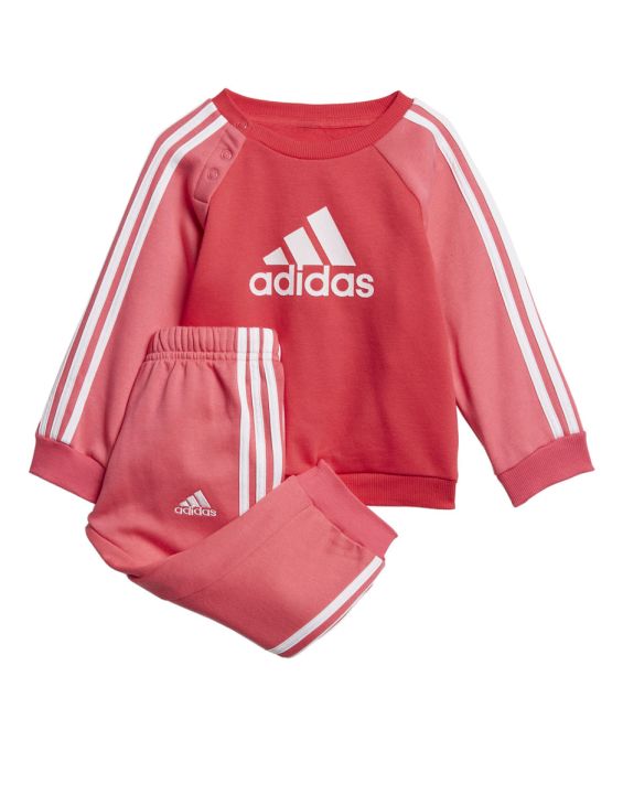 'ADIDAS Logo Fleece Jogger Set Pink