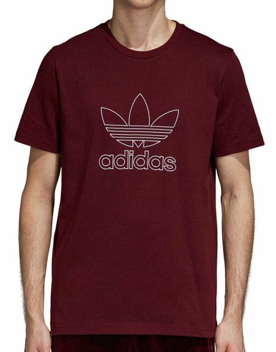'ADIDAS Outline Tee Red