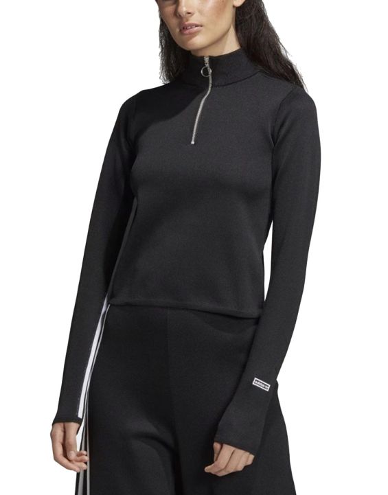 'ADIDAS Tailored Half Zip Top Black