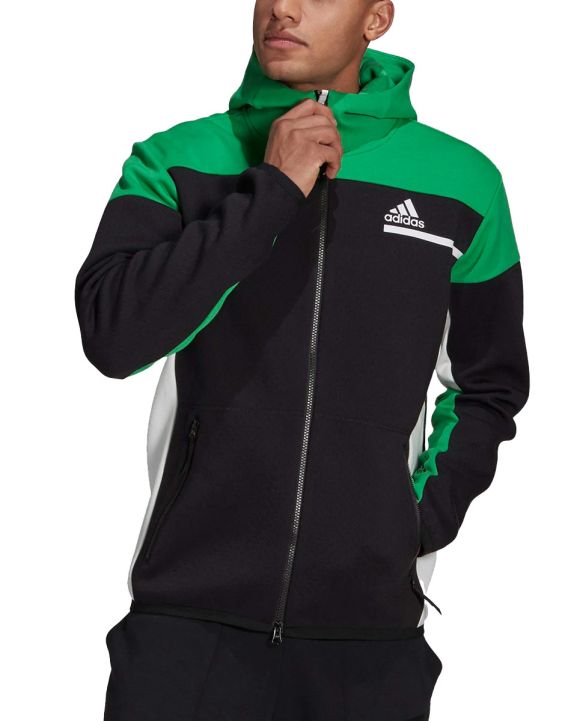 'ADIDAS Z.N.N. Full Zip Hoodie Black