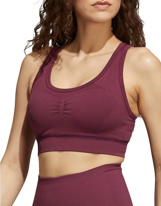 'ADIDAS Studio Bra Burgundy