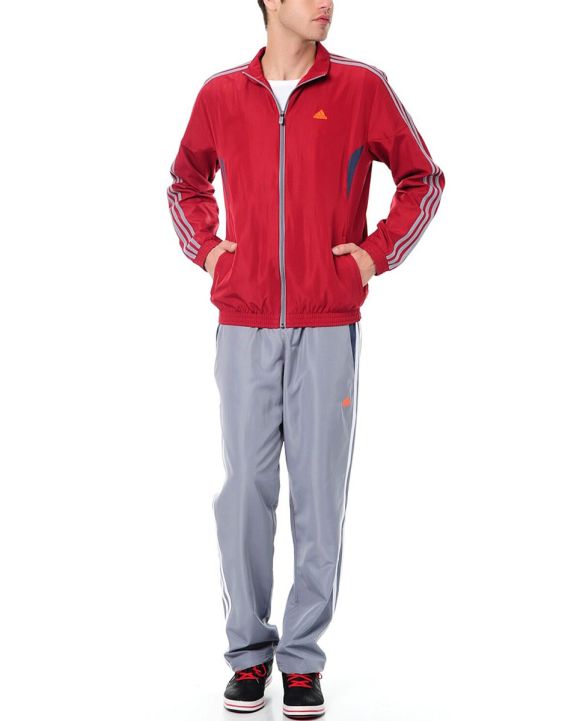 'ADIDAS Basic 3S Tracksuit Red