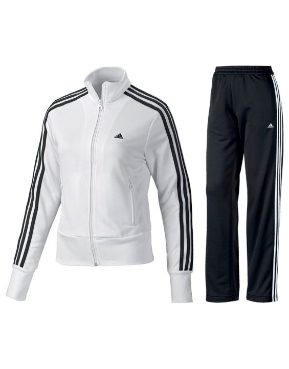 'ADIDAS Ess 3S Knit Tracksuit White