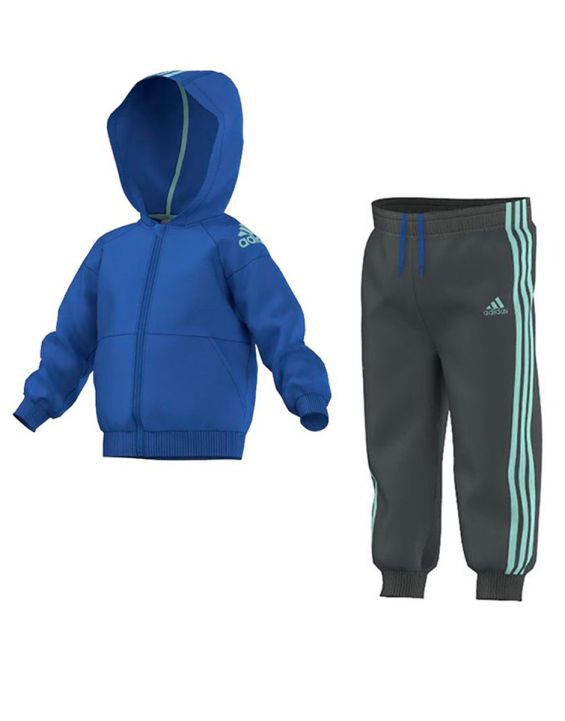 'ADIDAS Hooded Jogger Tracksuit Blue
