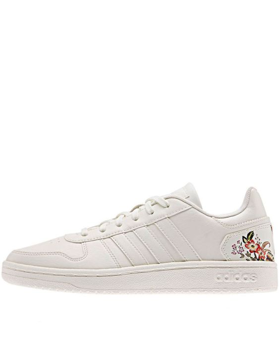'ADIDAS Hoops 2.0 Low Flower White