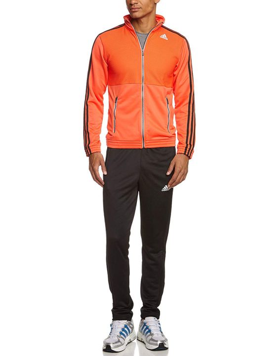 'ADIDAS Train Knit Tracksuit Orange