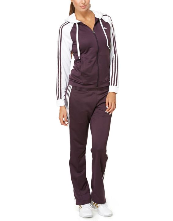 'ADIDAS Young Knit Tracksuit Brown