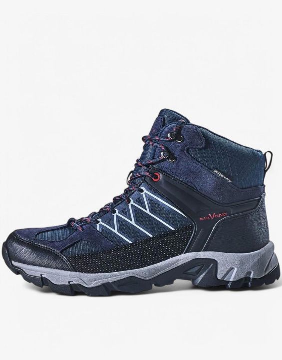 'BLACK CREVICE Trekking High Waterproof Shoes Blue/Red 'BLACK CREVICE Trekking High Waterproof Shoes Blue/Red