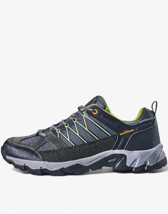 'BLACK CREVICE Trekking Low Waterproof Shoes Grey/Green 'BLACK CREVICE Trekking Low Waterproof Shoes Grey/Green