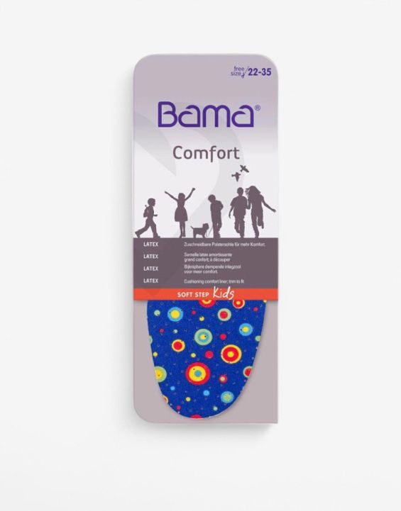 'BAMA Soft Step Kids Insoles Multicolor