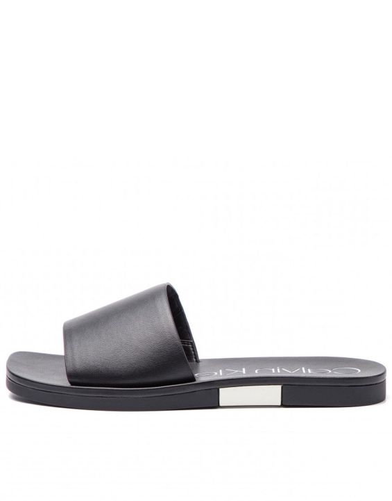 'CALVIN KLEIN Ramie Pool Side Black