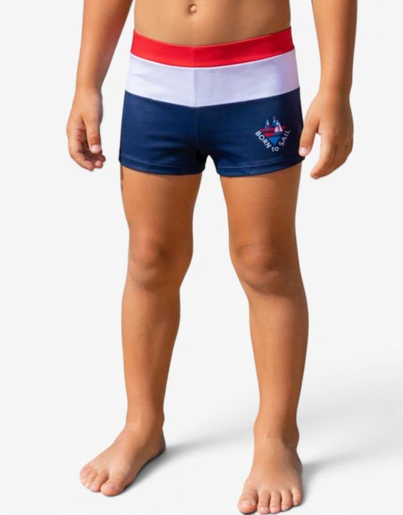 'CHICCO Boys Born To Sail Swim Shorts Blue/White