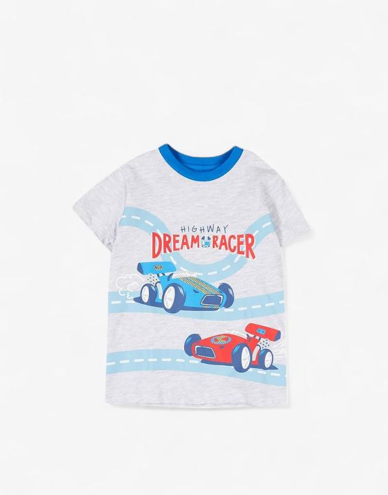 'CHICCO Boys Dream Racer Tee Light Grey