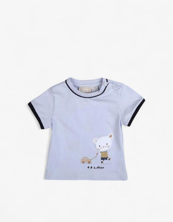 'CHICCO Boys Knitted Tee Light Blue