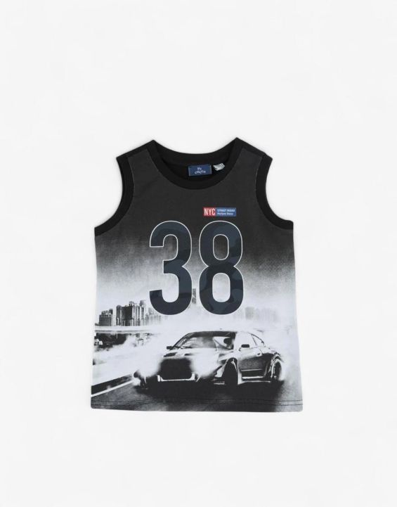 'CHICCO Boys Tank Black/Grey