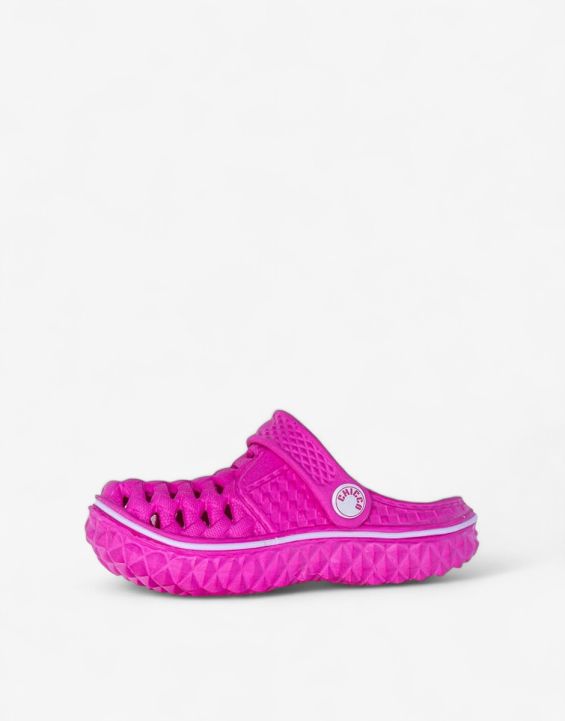'CHICCO Girls Flower Crocs Pink