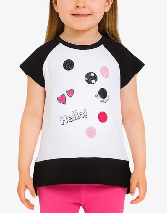 'CHICCO Girls Tee White/Black