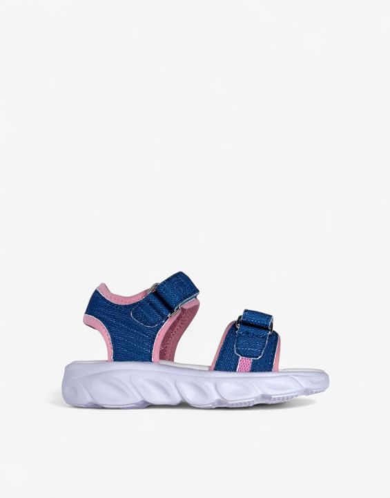 'CHICCO Girls Sandals Denim/Pink