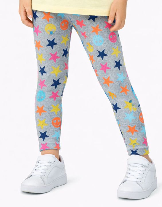 'CHICCO Girls Striped Leggigs Grey/Multi