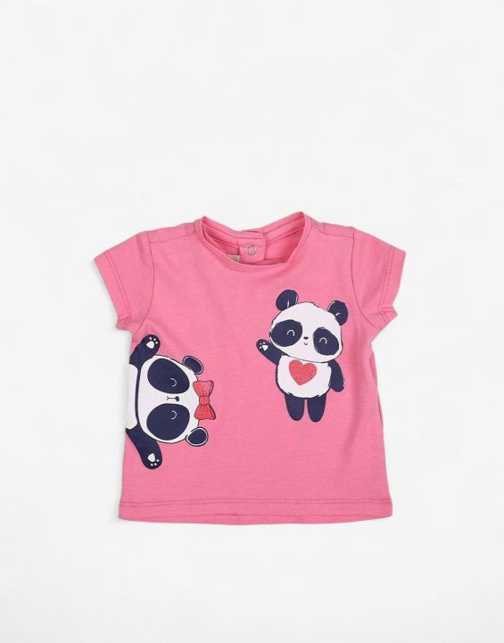 'CHICCO Girls Tee Light Pink Printed