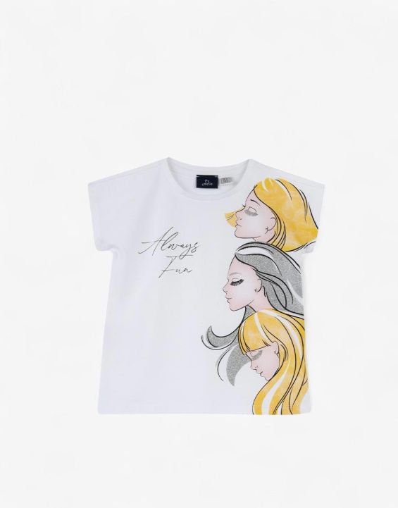 'CHICCO Girls Tee White/Multi